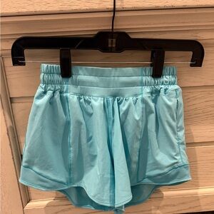 Lululemon Hotty Hot LR 4” Electric Blue Shorts